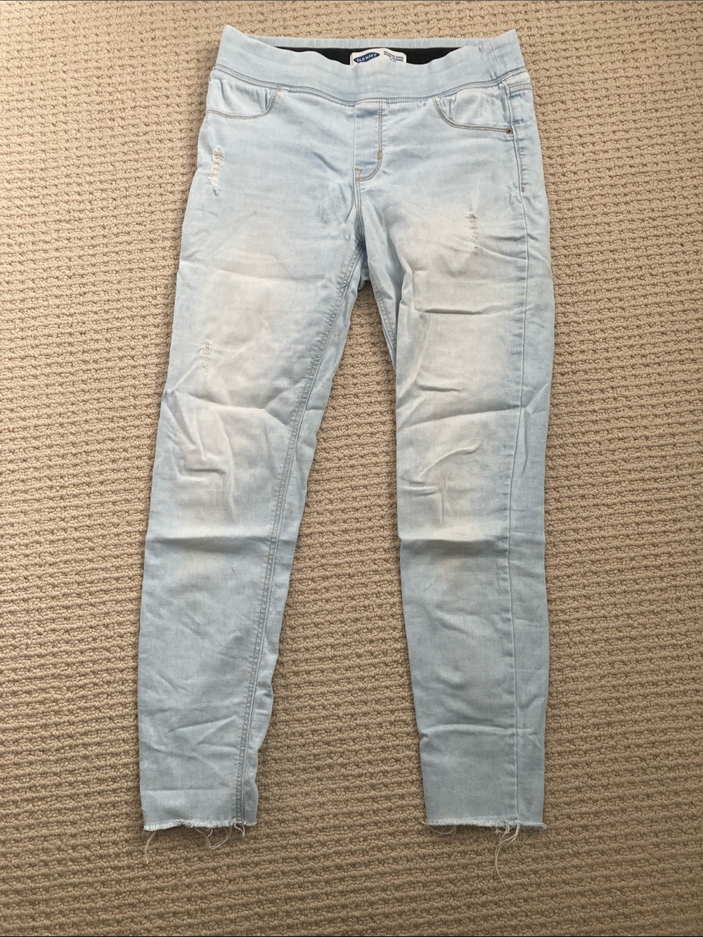 Old Navy Light Blue Rockstar Super Skinny Jeggings